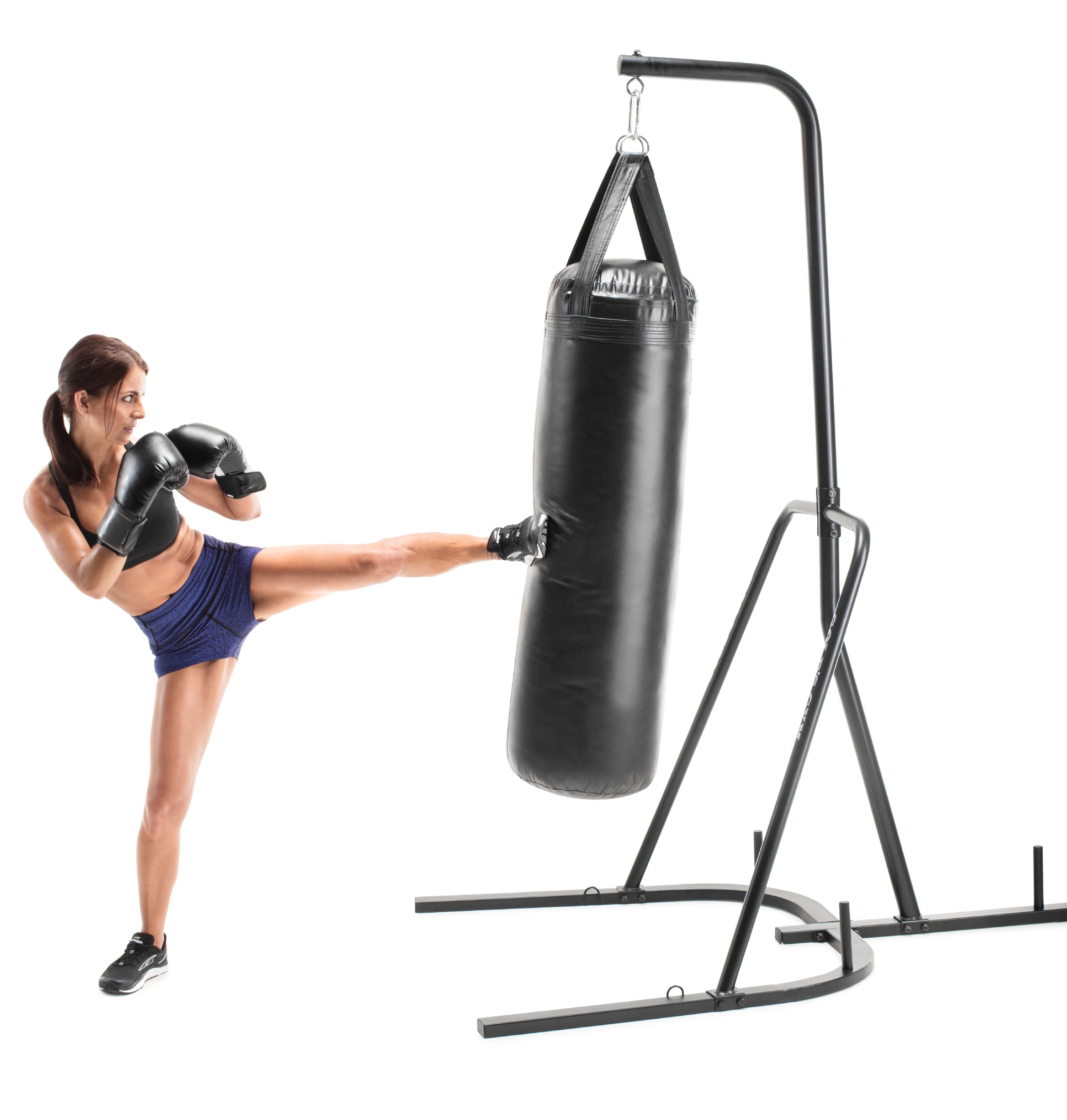 gold's gym single station heavy bag boxing stand