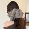 thumbnail image 6 of Giaone French Charm Knitted Scrunchies Hair Tie Extra Large Multipurpose Accessory, 6 of 11
