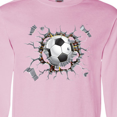 thumbnail image 4 of Inktastic Soccer Breakthrough Long Sleeve T-Shirt, 4 of 5