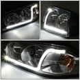 thumbnail image 6 of Nuvision for 00-05 Chevy Impala LED DRL Headlight Chrome Housing Clear Corner, 6 of 9