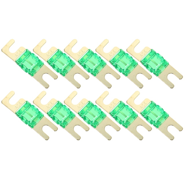 Unique Bargains 10pcs 30A AFS Mini ANL Fuse Replaces Electrical Protection for Auto Car Truck Motorcycle Boat Audio CDs
