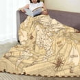 thumbnail image 6 of Sikiie World Map Ultra-Soft Micro flannel Blanket Luxury All Seasons Warm Blanket for Bedding Sofa and Travel (4 sizes)-80"x60", 6 of 7