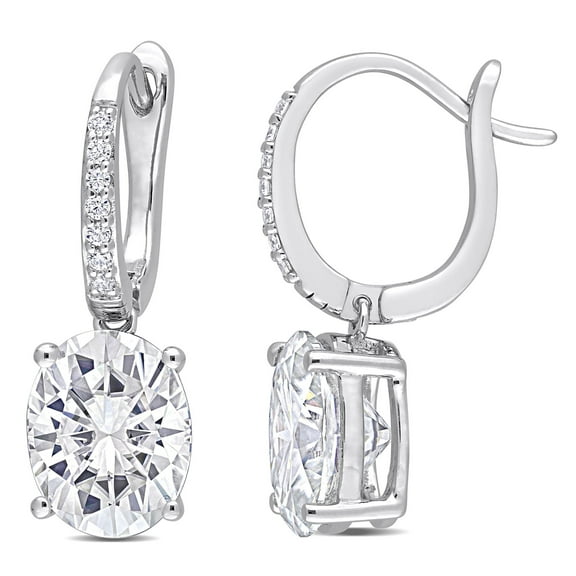 Everly Women's Created Moissanite Sterling Silver Earrings