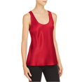 thumbnail image 2 of Elizabeth and James - Camiseta sin mangas de satén para mujer, rojo, XS, 2 of 2