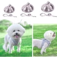 thumbnail image 5 of Winter Warm Coat Clothes Chihuahua Puppy Vest Dog Leads Dog Harness Leash Pet  Supplies WHITE XS, 5 of 8