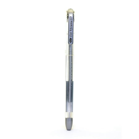 UPC: 0804551902208 | Yasutomo Gel Xtreme Rolling Writers Medium Point Silver 24/Pack (27894-PK24)