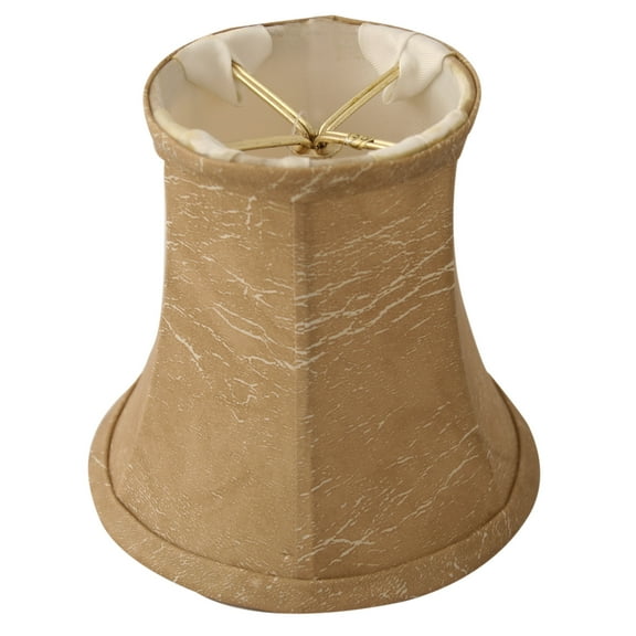 Royal Designs, Inc. Empire Chandelier Shade with Flame Clip Fitter,CS-102MT-6, Mouton, 3 x 4.25 x 4.25, Pack of 6