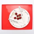 thumbnail image 3 of Multifunction Tray Mat Cake Roll Sushi Roll Silicone Pad Non-Stick Oven Liner Placemat Baking Tools (Red), 3 of 9