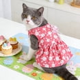 thumbnail image 6 of Kbndieu Happy Easter Day Dog Dress Girl Puppy Skirt Easter Bunny Dog Clothes Outfit Cat Clothing Doggy Costume for Small Dogs Cats Pet Apparel, Pink L, 6 of 6