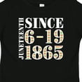 thumbnail image 4 of Inktastic Juneteenth Since 6-19-1865 Boys or Girls Baby T-Shirt, 4 of 5