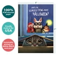 thumbnail image 4 of Tree-Free Greetings Halloween Greeting Card 12 Pack, 5x7, Without Masks (HP60521), 4 of 7