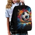 thumbnail image 2 of Uorisanigo Kids Children School Backpack 5-12 Year, Tie Dye Soccer Ball Large Capacity School Bag for Boys, Casual Daypack Elementary Kindergarten Schoolbags, 2 of 6