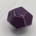 thumbnail image 2 of Diamond Shape Ceramic Door Knob Drawer Cupboard Wardrobe Furniture Pull Handle (Purple), 2 of 3