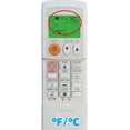 thumbnail image 1 of Universal Replacement Remote Control Compatible for Mitsubishi Electric Mr Slim E12N91426 Air Conditioner Remote Controller KM15A (Fahrenheit and Celsius), 1 of 8