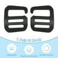 thumbnail image 3 of Uxcell G Hook Webbing Slide Buckles, Metal G Hooks Webbing Buckles Clips Adjustable Buckle for Backpack Luggage Straps Black 20mm, 3 of 7