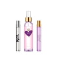 thumbnail image 2 of Vera Wang Princess + Rock Princess, Body Mist y Eau de Toilette Spray (2) Set de regalo de 3 piezas, notas de melocotón, jazmín y vainilla, fragancia para mujer, larga duración, fragancia diaria, 2 of 4