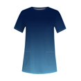 thumbnail image 4 of GXIPO Womens Fall Tunic Tops for Leggings Casual Short Sleeve Long Shirts with Pockets Dark Blue M, 4 of 5