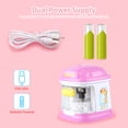 thumbnail image 2 of Sacapuntas de lápiz eléctrico de dibujos animados lindo portátil Cable USB o batería, 2 of 8