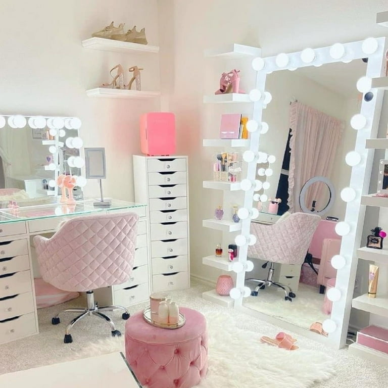 Coco quilted cheap vanity chair