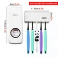 Toothbrush Holder Wall Mounted, MultiFunctional Toothbrush and