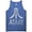 Blue, variant on Atari Distressed Logo Adult Tank Top