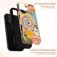 thumbnail image 4 of Whimsical Cat Collage Phone Case, Cute Rainbow Spiral & Sun Scrapbook Cover for iPhone 17 16 15 14 13 12 11 Plus Pro Max Mini, 4 of 6