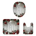 thumbnail image 2 of Apeya Christmas Bathroom Set-Decorative Anti-Slip U-Shaped Mats & Shower Curtain Festive Bathroom Decor,Complete Set,Christmas Decorations Christmas Gifts, 2 of 7