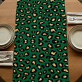 thumbnail image 5 of Table Runners 72 Inches Long Dress Scarves, Green Black Farmhouse Kitchen Table Runner, Coffee Tablerunners, Elegant Modern Abstract Art Luxury 14x72 Inch, 5 of 9