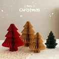 thumbnail image 6 of Shoreew Honeycomb Paper Christmas Tree 3D Foldable Accordion Xmas Tree Winter Tabletop Centerpiece for Holiday Dinner Table Indoor Home Decor, 6 of 7