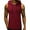 Red, variant on Mens Shirts Summer Sleeveless Solid Color Drawstring Casual Tank Hort Sleeve Hooded Blouse