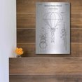 thumbnail image 5 of Luxe Metal Art 'Parachute Release Blueprint Patent White' Acrylic Glass Wall Art, 12"x16", 5 of 9
