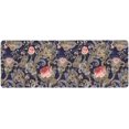 thumbnail image 1 of Alfombrilla de ratón y teclado Extra extendida ABPHQTO Paisley y Flores Rosas 30x80 cm, 1 of 3