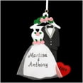 thumbnail image 1 of Wedding Attire Personalized Christmas Ornament DO-IT-YOURSELF, 1 of 1