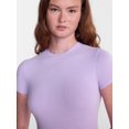 thumbnail image 4 of No Boundaries Cotton Stretch T-Shirt Bodysuit, Women’s XS-3XL, 4 of 5