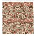 thumbnail image 3 of Ambesonne Geometric Shower Curtain, Rounded Triangles Art, 69"Wx75"L, Multicolor, 3 of 3