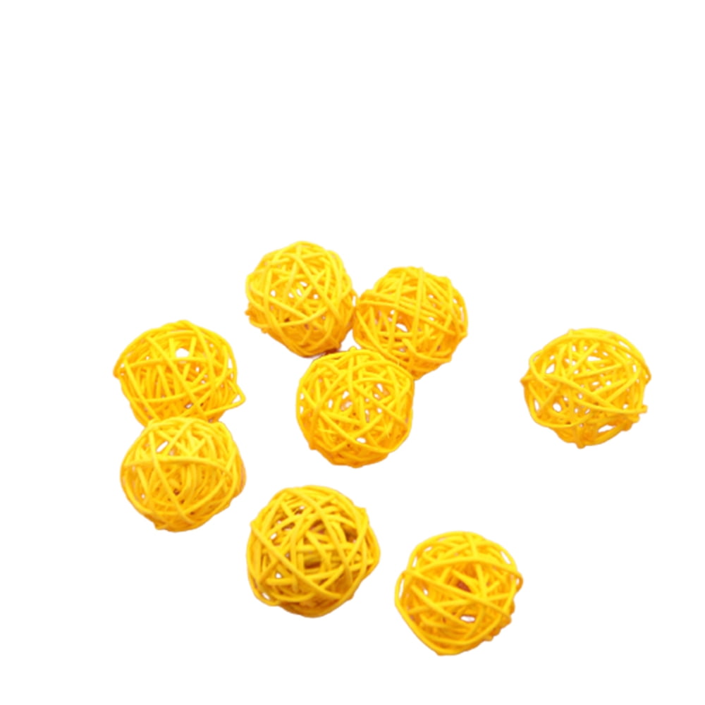 Simple Natural Rattan Ball Wicker Balls Decorative Spheres Natural