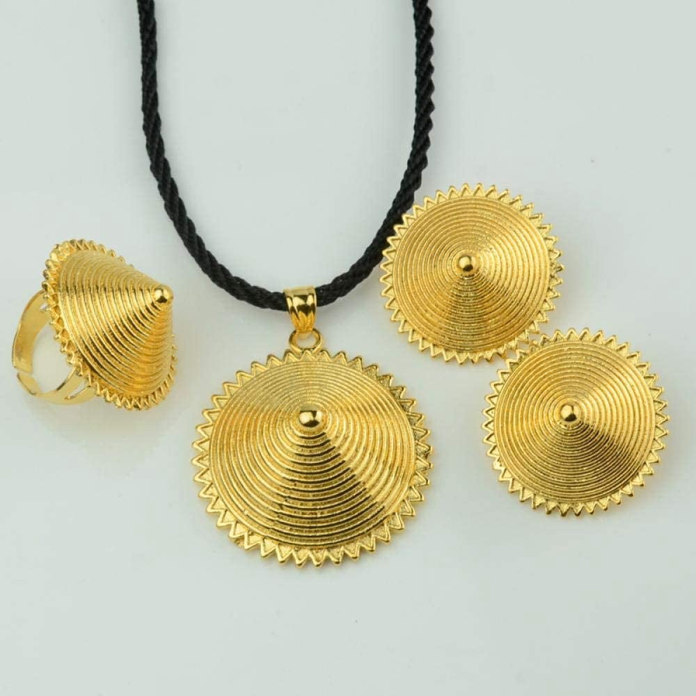 Ethiopian Jewelry Gold Pendant Chain 