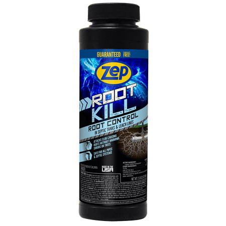 Zep Commercial Root Kill Pipe/Septic System Cleaner, 32 oz Bottle, Each