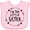AD-Pink, variant on Inktastic I'm the Little Sister Girls Baby Bib
