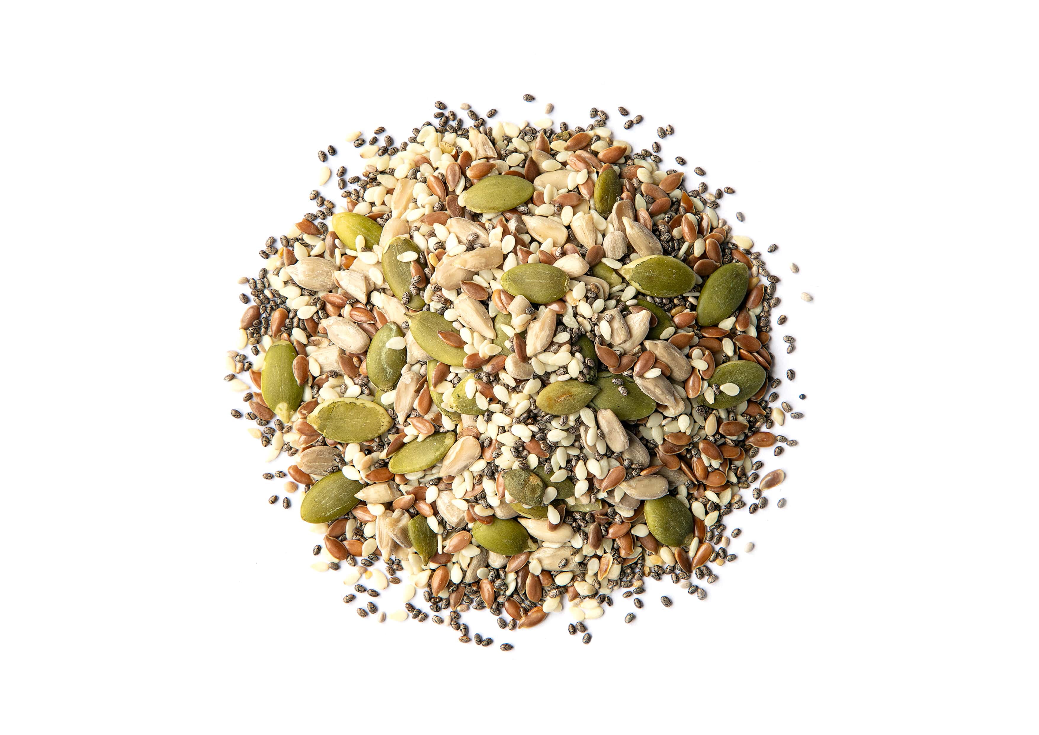 Organic Super 5 Seeds Mix, 5 Pounds – Non-GMO, Vegan, Kosher – by Food to Live