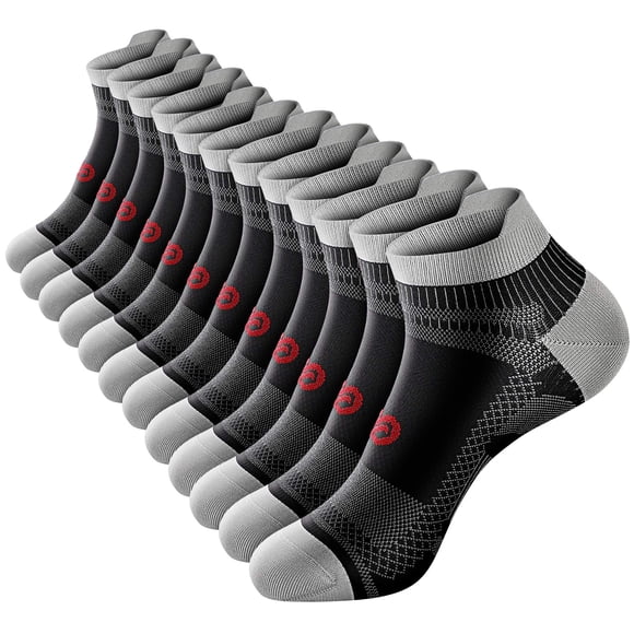 Calcetines de compresión para correr PAPLUS para hombre y mujer (6 pares)