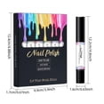 thumbnail image 4 of Pearlescent Nail Polish Pen Set for Diy Nail Art with Shimmer Finish and Precision Control Tip, 5ml Each, 4 of 10