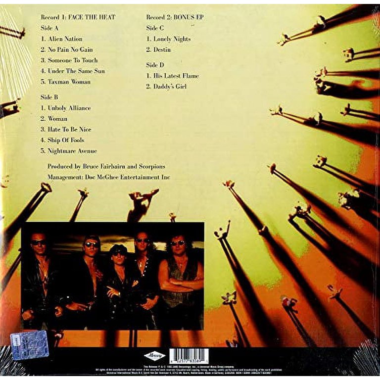 Scorpions - Face The Heat - Music & Performance - Vinyl - Walmart.com