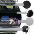 thumbnail image 6 of FOR U DESIGNS American Flag Wolf Print All Weather Car Trunk Mat Non-Slip Stylish Cargo Liner Heavy Duty Durable Rear Trunk Protection for Most Vehicles, 6 of 7