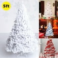thumbnail image 3 of Costway Artificial 5Ft Christmas Tree Holiday Indoor Outdoor White, 3 of 8