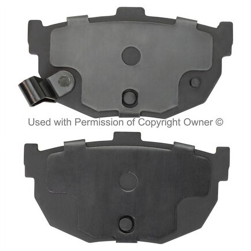 Mpa Electrical 1003-0323C Quality Built Black Series Ceramic Brake Pads W/