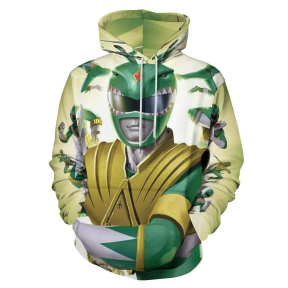 Power Rangers Unisex Sweatshirts Loose Pullover Sweater Hooded Hoodie 3D Printing Jacket Winter Fall Clothes S