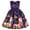 Blue, variant on Dress Gift for Girls Christmas Girl Dress Sleeveless with Santa Claus Print Bowknot Kids Wedding Guess Dress Pageant Gown Save Big