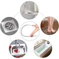thumbnail image 2 of Herramienta de recogida de garra flexible de 35,4 pulgadas con 4 garras plegables para recoger basura, fregadero de cocina y hogar, desagües, inodoro ER, 2 of 5