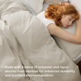 thumbnail image 4 of Duvet Cover Queen Size - Polyester & Rayon Derived from Bamboo Cooling Queen, 4 of 9